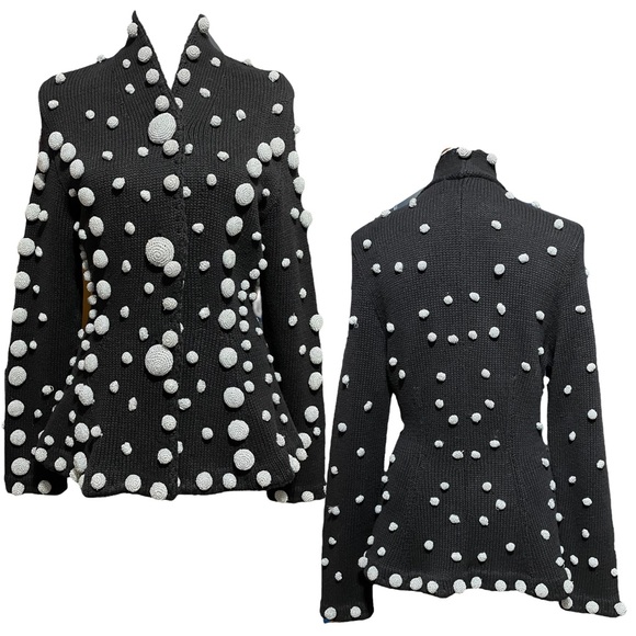 Michael Simon Sweaters - RARE Michael Simon for Bergdorf Goodman Virus Vintage Sweater - AMAZING!